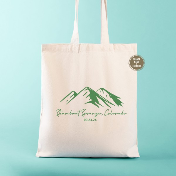 Mountain Welcome Tote | Altitude Kit | Mountain Wedding Welcome Tote | Winter Wedding