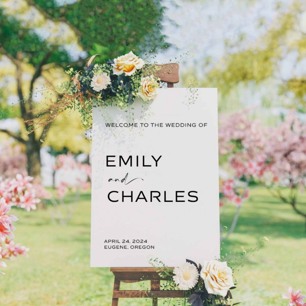 Wedding Welcome Sign | Wedding Board | Personalized wedding signage |  Welcome Sign For Wedding 