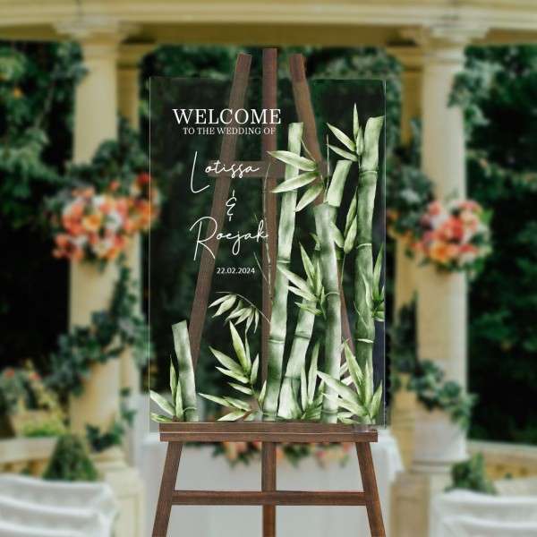Wedding Entrance Sign | Personalized Wedding Sign | Acrylic Wedding Sign | Wedding Welcome Sign