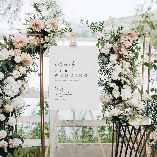 Acrylic Wedding Signage | Welcome Wedding Sign | Wedding Decor | Wedding Signs