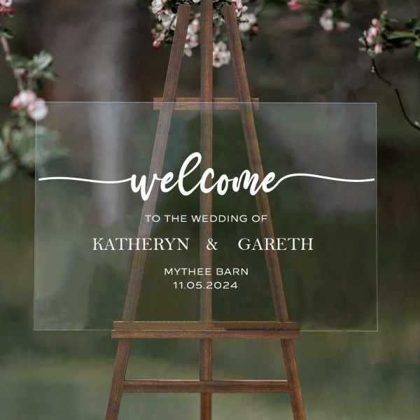 Personalized Wedding Sign | Welcome Wedding Sign | Welcome Wedding Sign