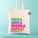 Fiesta Siesta Tequila Repeat | Mexico Beach Bachelorette Tote | Bachelorette Gift | Wedding Welcome Bags  