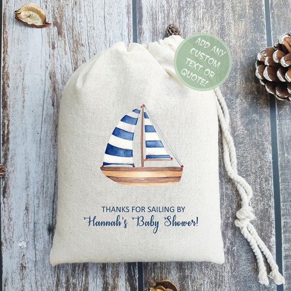Nautical Baby Shower | Nautical Theme | Baby Shower Favors | Birthday Treat Bags
