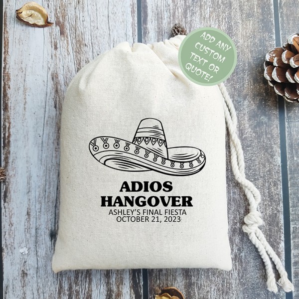 Adios Hangover | Mexico Hangover Kit | Mexico Bachelorette | Bachelorette Party Favors | Hangover Kit 