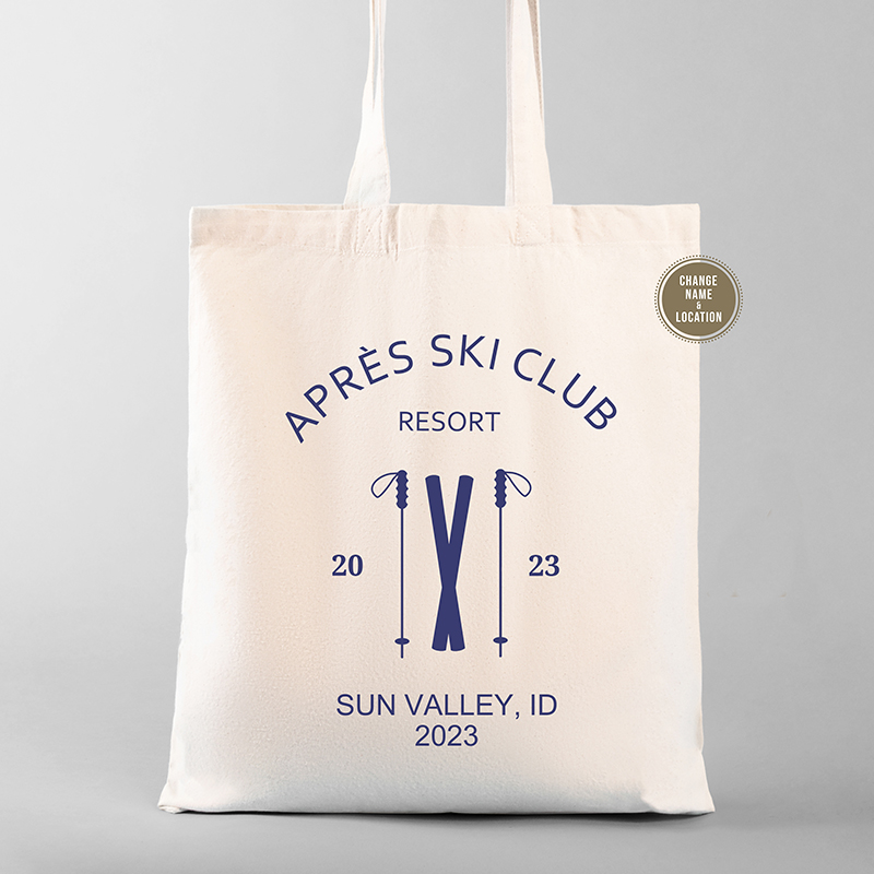 Apres Ski Tote | Mountain Welcome Tote | Altitude Kit | Winter Wedding Bag Apres Ski Tote | Mountain Welcome Tote | Altitude Kit | Winter Wedding Bag