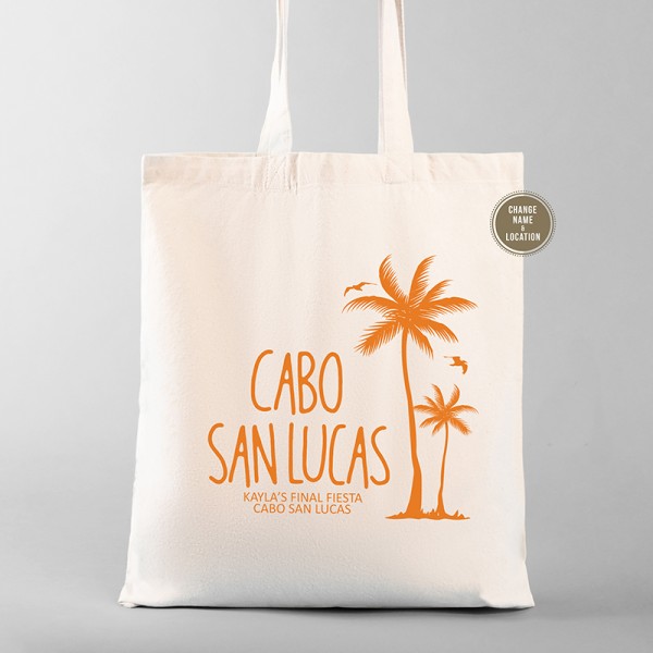 Mexico Destination Wedding Welcome Tote | Cabo Beach Wedding Tote | Destination Wedding Welcome Bags