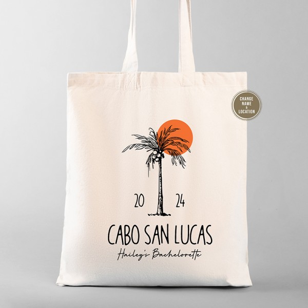 Cabo Wedding | Wedding Welcome Bag | Bachelorette Gift | Destination Wedding Tote 
