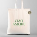 Italy Destination Wedding Welcome Tote Bags | Ciao Amore Tote | Italian Wedding gifts