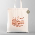 Italy Destination Wedding Welcome Tote Bags | Rome Ciao Tote