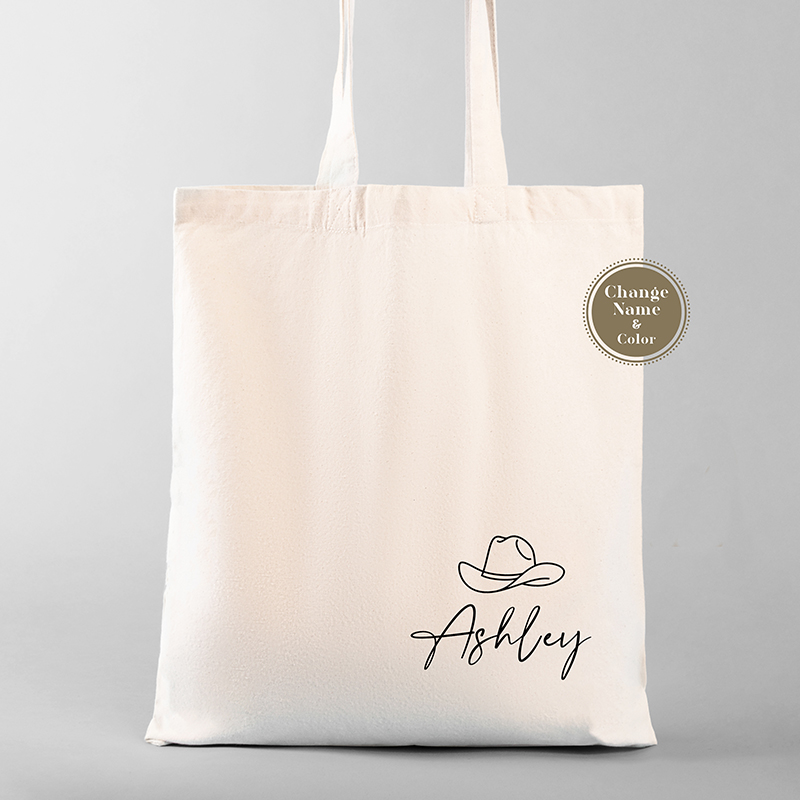 Personalized Name Tote | Nashville Bachelorette Favors | Cowgirl Themed Bachelorette | Nash Bash | Rodeo Personalized Name Tote | Nashville Bachelorette Favors | Cowgirl Themed Bachelorette | Nash Bash | Rodeo