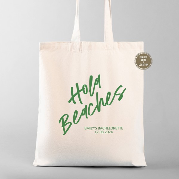 Mexico Welcome Tote | Wedding Welcome Bag | Hola Beaches | Mexico Bachelorette | Beach Bachelorette Tote