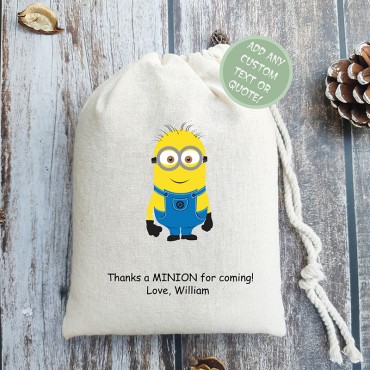 Minion Birthday Party Favor Bag | Kids Birthday Treat Bags | Personalized Party Bags | Minion Birthday Party 