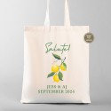 Italy Destination Wedding Welcome Tote Bags | Salute Italy Tote