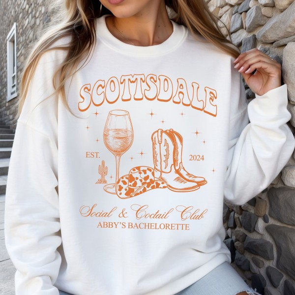 Custom Bachelorette Shirts | Scottsdale Bachelorette Shirts | Bridal Party Gifts | Cowgirl Shirt