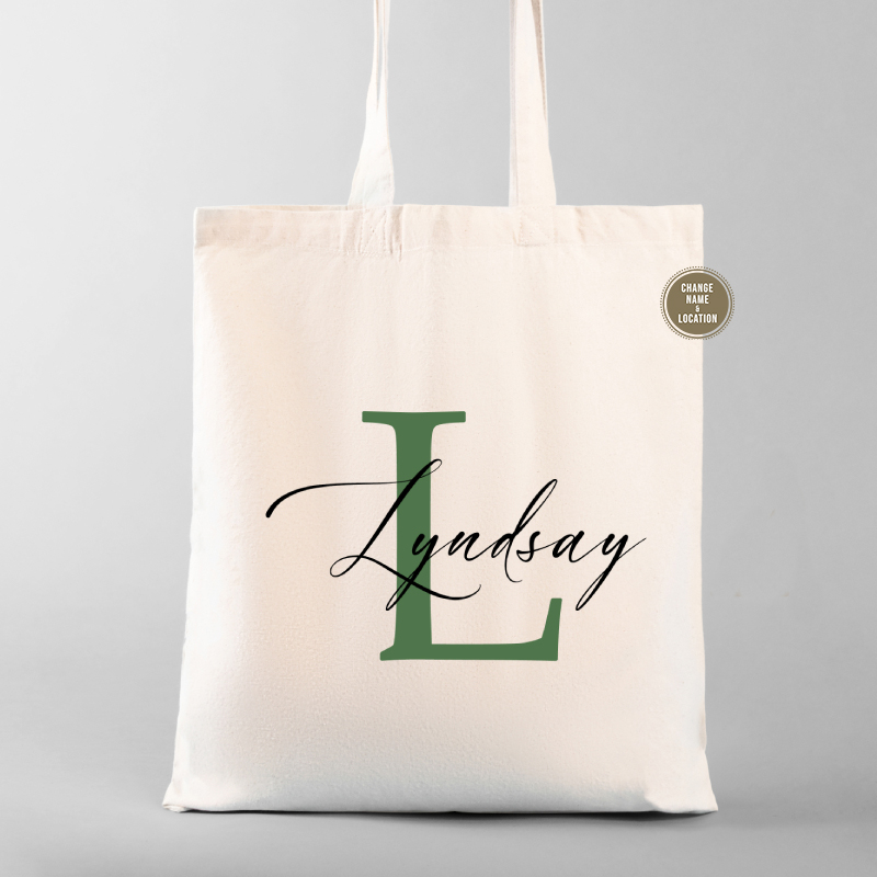 Personalized Monogram Tote Bag | Bridesmaid Gift | Name Initial Bag | Wedding Gift Personalized Monogram Tote Bag | Bridesmaid Gift | Name Initial Bag | Wedding Gift