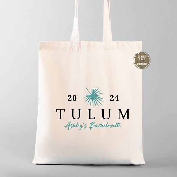 Tulum Bachelorette Party | Mexico Bachelorette Party | Destination Wedding Tote Bags 