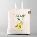 Italy Destination Wedding Welcome Tote Bags | Tuscany Italy Tote