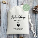 Wedding Recovery Kit | Bachelorette Party Favors | Hangover Kit Bags | Custom Drawstring Bags