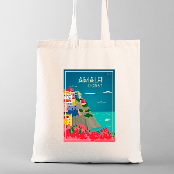 Italy Destination Wedding Welcome Tote Bags | Amalfi Coast