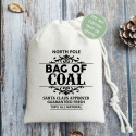 Christmas Gift Bag | Christmas Favor Bag | Lump of Coal | Santa Sack